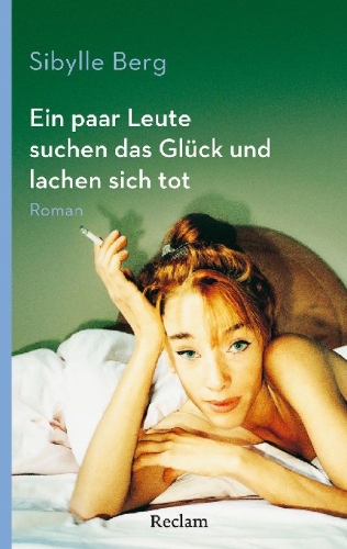 Buchcover und Innenansicht für das Buch: Ein paar Leute suchen das Glück und lachen sich tot