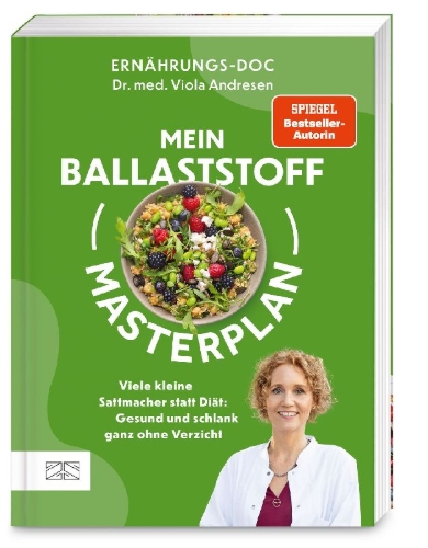 Buchcover und Innenansicht für das Buch: Mein Ballaststoff-Masterplan