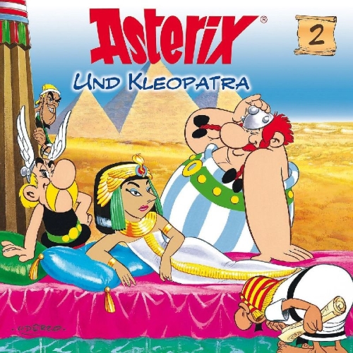 Buchcover und Innenansicht für das Buch: Asterix 02. Asterix und Kleopatra