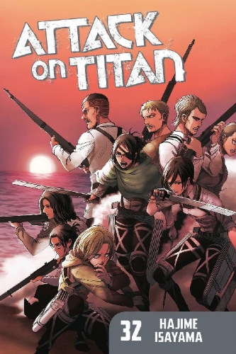 Buchcover und Innenansicht für das Buch: Attack on Titan 32