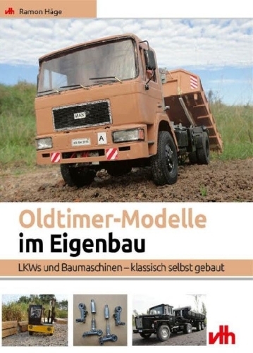 Buchcover und Innenansicht für das Buch: Oldtimer-Modelle im Eigenbau