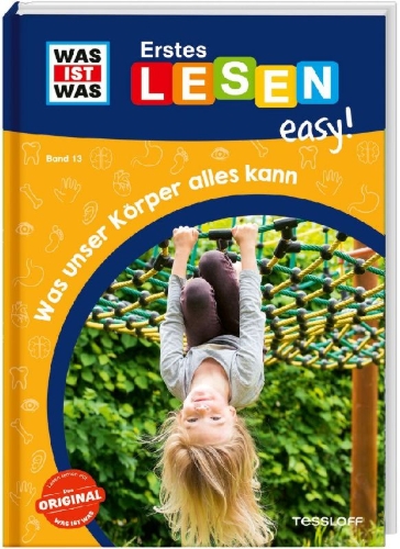 Buchcover und Innenansicht für das Buch: WAS IST WAS Erstes Lesen easy! Band 13. Was unser Körper alles kann