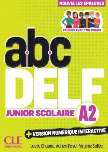 Buchcover und Innenansicht für das Buch: abc DELF Junior Scolaire A2