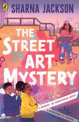 Buchcover und Innenansicht für das Buch: The Street Art Mystery