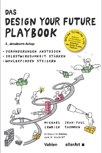 Buchcover und Innenansicht für das Buch: Das Design your Future Playbook