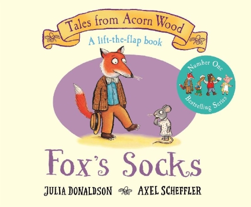 Buchcover und Innenansicht für das Buch: Tales from Acorn Wood: Fox's Socks