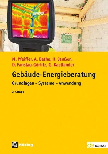 Buchcover und Innenansicht für das Buch: Gebäude-Energieberatung