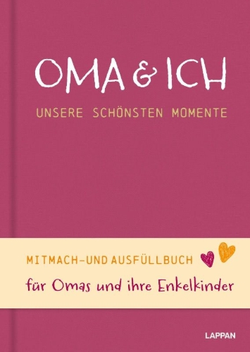 Buchcover und Innenansicht für das Buch: Oma und ich - unsere schönsten Momente