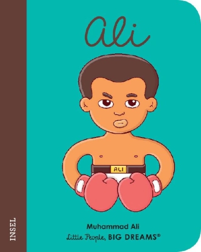 Buchcover und Innenansicht für das Buch: Little People Big Dreams: My first Ali