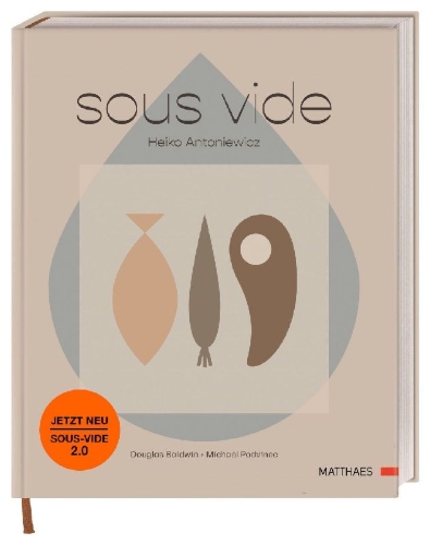 Buchcover und Innenansicht für das Buch: Sous vide