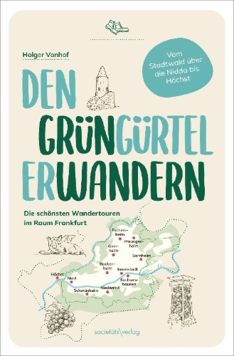 Buchcover und Innenansicht für das Buch: Den GrünGürtel erwandern