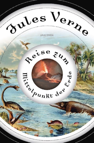 Buchcover und Innenansicht für das Buch: Reise zum Mittelpunkt der Erde