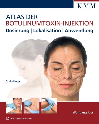 Buchcover und Innenansicht für das Buch: Atlas der Botulinumtoxin-Injektion