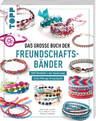 Buchcover und Innenansicht für das Buch: La Bible des bracelets
