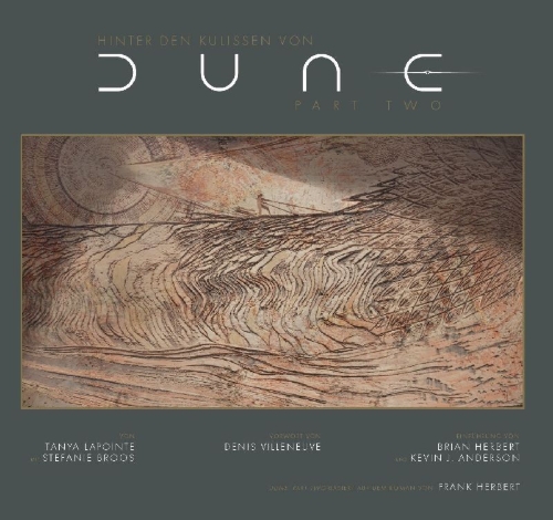 Buchcover und Innenansicht für das Buch: Hinter den Kulissen von Dune: Part Two