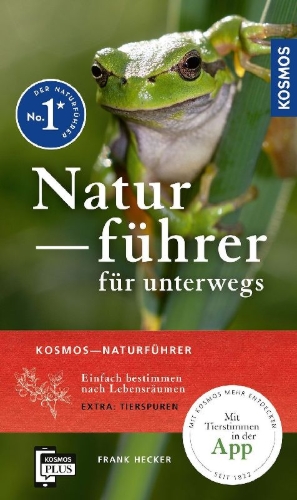 Buchcover und Innenansicht für das Buch: Kosmos-Naturführer für unterwegs