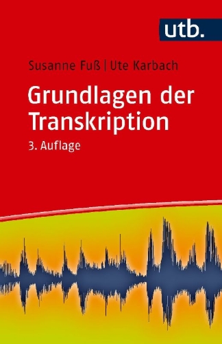 Buchcover und Innenansicht für das Buch: Grundlagen der Transkription