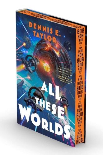 Buchcover und Innenansicht für das Buch: All These Worlds