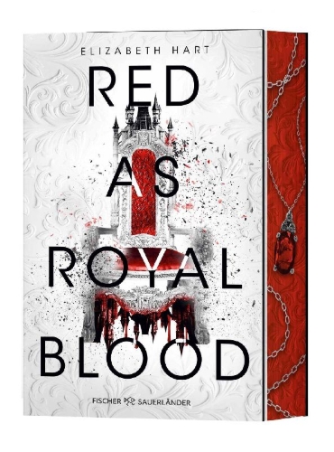 Buchcover und Innenansicht für das Buch: Red as Royal Blood