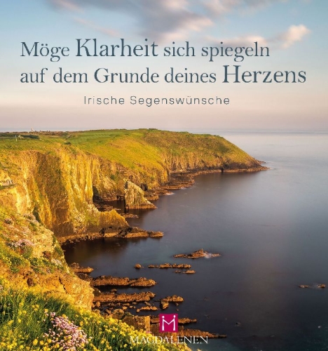 Buchcover und Innenansicht für das Buch: Möge Klarheit sich spiegeln auf dem Grunde deines Herzens