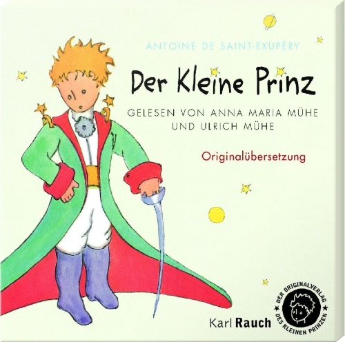 Buchcover und Innenansicht für das Buch: Der Kleine Prinz. 2 CDs