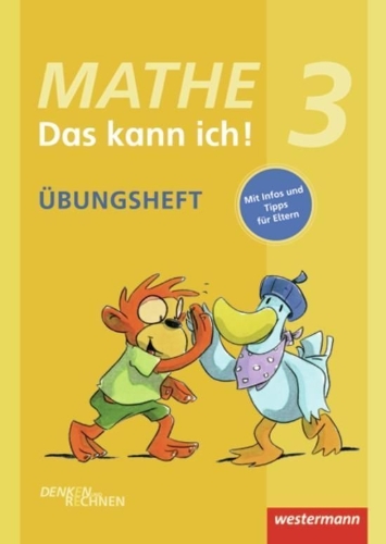 Buchcover und Innenansicht für das Buch: Mathe - Das kann ich! Übungsheft Klasse 3