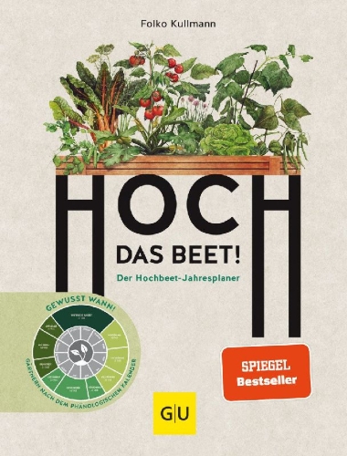 Buchcover und Innenansicht für das Buch: Hoch das Beet!