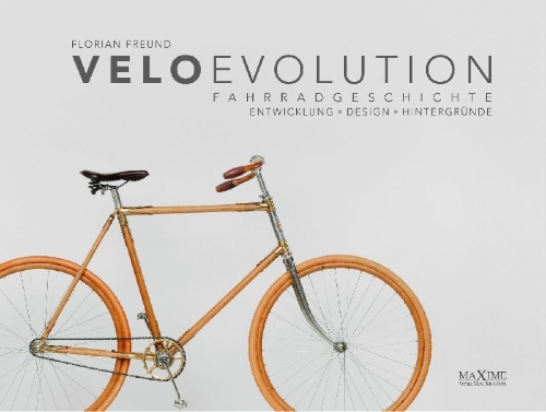 Buchcover und Innenansicht für das Buch: velo evolution - Fahrradgeschichte