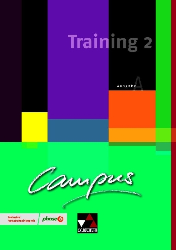Buchcover und Innenansicht für das Buch: Campus A Training 2 mit Lernsoftware