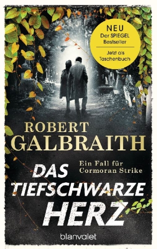 Buchcover und Innenansicht für das Buch: The Ink Black Heart (Cormoran Strike 6)