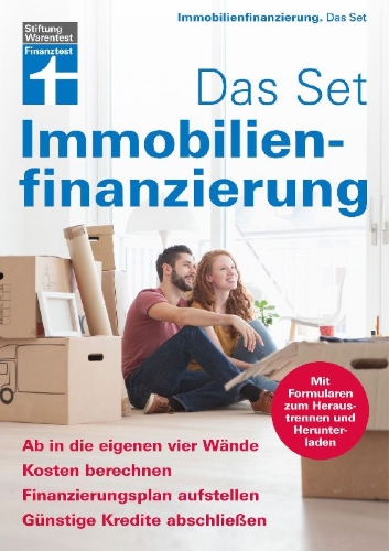 Buchcover und Innenansicht für das Buch: Immobilienfinanzierung. Das Set