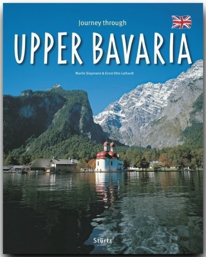 Buchcover und Innenansicht für das Buch: Journey through Upper Bavaria