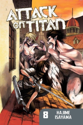 Buchcover und Innenansicht für das Buch: Attack on Titan 08