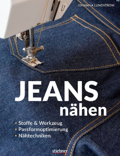 Buchcover und Innenansicht für das Buch: Jeans nähen