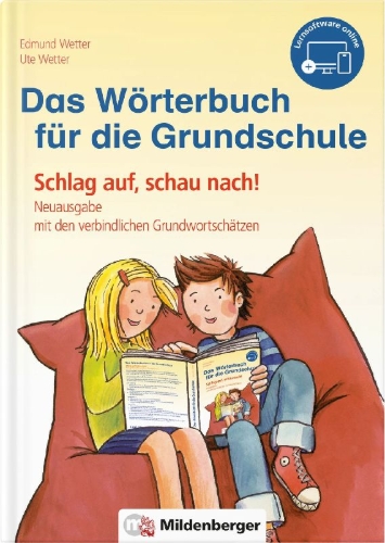 Buchcover und Innenansicht für das Buch: Das Wörterbuch für die Grundschule