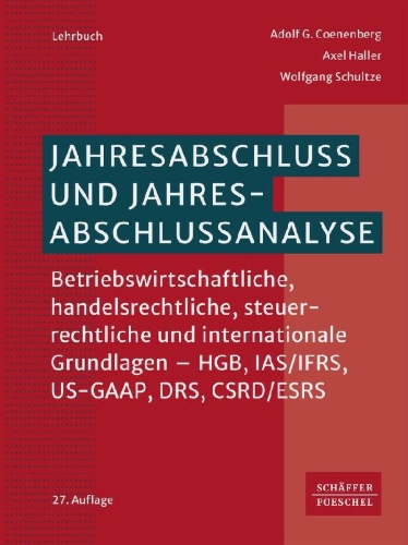 Buchcover und Innenansicht für das Buch: Jahresabschluss und Jahresabschlussanalyse