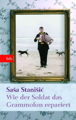 Buchcover und Innenansicht für das Buch: Wie der Soldat das Grammofon repariert