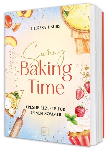 Buchcover und Innenansicht für das Buch: Sunny Baking Time