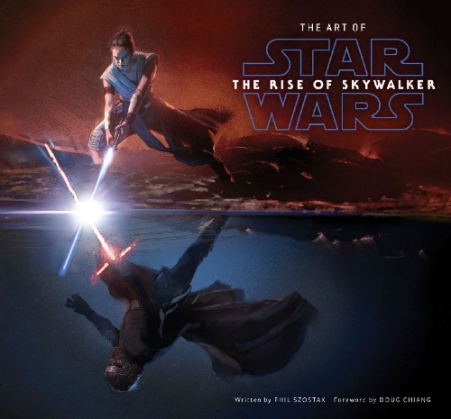 Buchcover und Innenansicht für das Buch: The Art of Star Wars: The Rise of Skywalker