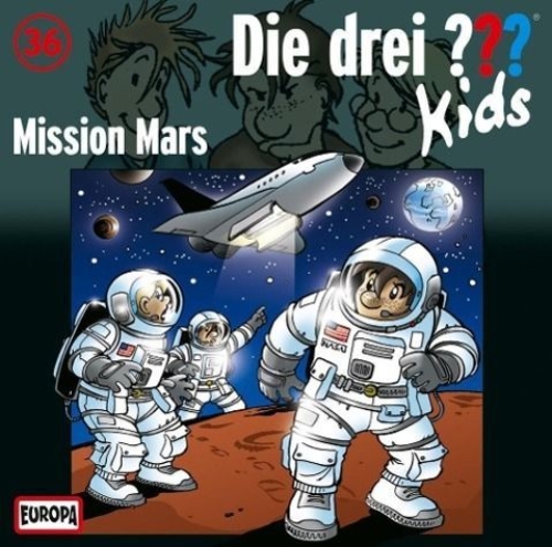 Buchcover und Innenansicht für das Buch: Die drei ??? Kids 36. Mission Mars (drei Fragezeichen) CD