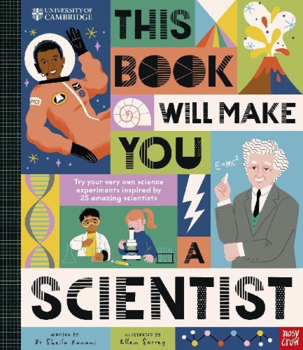 Buchcover und Innenansicht für das Buch: University of Cambridge: This Book Will Make You a Scientist