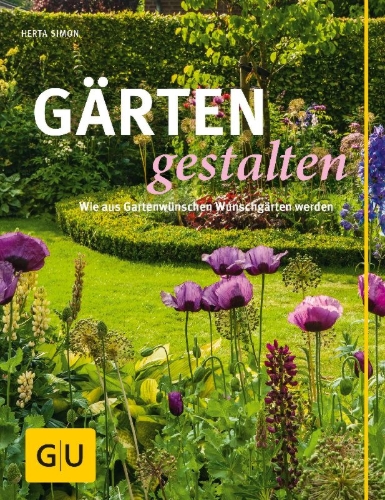 Buchcover und Innenansicht für das Buch: Gärten gestalten