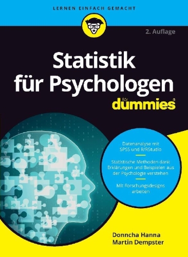 Buchcover und Innenansicht für das Buch: Statistik für Psychologen für Dummies