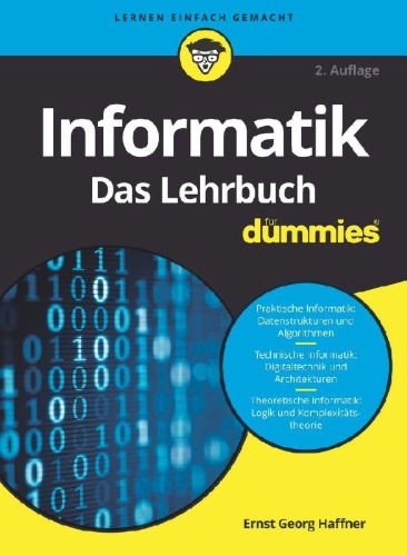 Buchcover und Innenansicht für das Buch: Informatik für Dummies. Das Lehrbuch