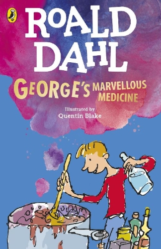 Buchcover und Innenansicht für das Buch: George's Marvellous Medicine