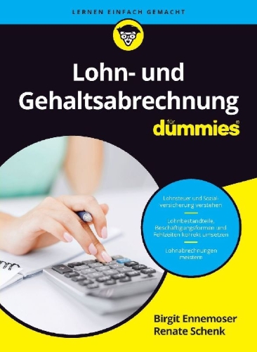 Buchcover und Innenansicht für das Buch: Lohn- und Gehaltsabrechnung für Dummies