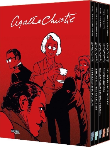 Buchcover und Innenansicht für das Buch: Agatha Christie Classics: Schuber