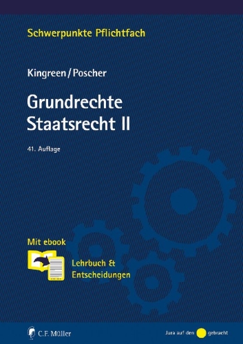 Buchcover und Innenansicht für das Buch: Grundrechte. Staatsrecht II