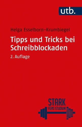 Buchcover und Innenansicht für das Buch: Tipps und Tricks bei Schreibblockaden