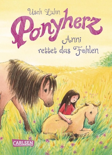 Buchcover und Innenansicht für das Buch: Ponyherz 05: Anni rettet das Fohlen